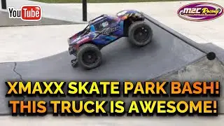 XMAXX Skate Park Epic Bash! Running Socokin 4s 100c Lipos.