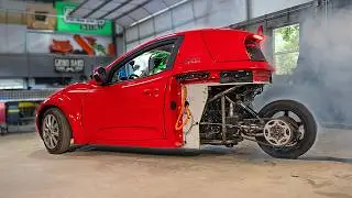 Hayabusa Powered Mini Car Absolutely Rips!