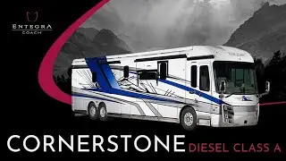 2025 Cornerstone Luxury Diesel Pusher - Full Product Walkthrough  - Entegra Coach