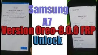 SM-A720s Version Oreo-8.0.0 FRP/Google Account Unlock/Samsung A720 Frp Bypass Easy Method.13,04,2020