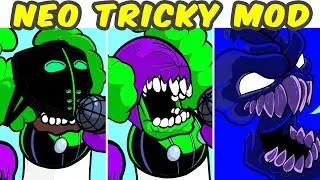 FNF VS Neo Tricky Mod FULL WEEK + Animation (Neo Mod) | FNF MOD/Madness Combat | Friday Night Funkin