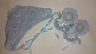 Crochet baby hat-cap. Cap for a newborn * baptismal *