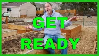 Raised Garden Bed Spring Preparation