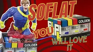 Golden SoFlat paints are my new favorite paints for 3D prints