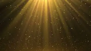 New Version Magical Rain Of Sparkling Orbs With Light Rays From Sky Seamless Loop 4k