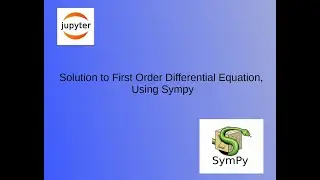 Solution to a First Order Differential Equation, Using Sympy