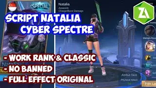 NEW UPDATE!!! SKIN NATALIA SPECIAL CYBER SPECTRE FULL EFFECT FREE | VERSI ZARCHIVER