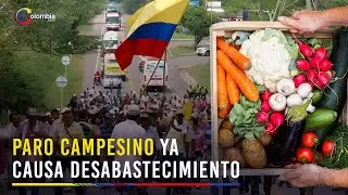 Paro minero y campesino: reportan desabastecimiento de alimentos y combustible en varias ciudades