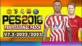 PES 2018 | NEW OPTION FILE 2023 SMOKE PATCH V4 | 1/26/23 | PC
