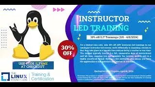 Save 30% on ALL Instructor-Led Trainings at The Linux Foundation! - RJO Ventures, Inc.