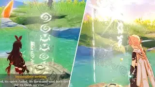 Search For FragMents Near the Geo statues | Genshin impact