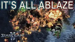 I chained the oil spill to the entire map! | Starcraft II: Dead of Night