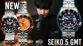 FINALLY GOT THEM - SEIKO 5 GMT WATCHES SSK003 SSK001 SSK005