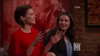 Talking Dead - Lauren Cohan on Xander Berkeley (Gregory)