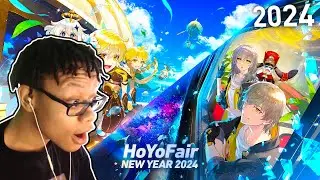 HoYoFair 2024 New Year Genshin Impact & Honkai: Star Rail Fan Art Special Program Reaction!
