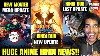 Black Clover Season 2 Hindi Dub Update!! Naruto Shippuden Hindi Dub Episodes | Demon Slayer Season 5
