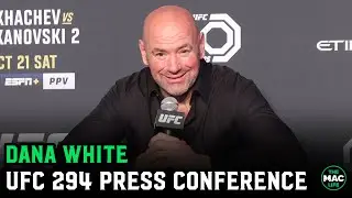 Dana White on Khamzat vs. Usman; Islam Head Kick KO | UFC 294 Press Fight Conference