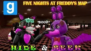 ANIMATRONICS HIDE AWAY! || FNAF Gmod Map Hide & Seek