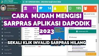 CARA MENGISI SARPRAS DAPODIK 2023