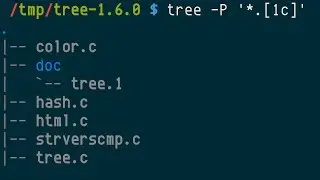 tree, list contents of directories in a tree-like format