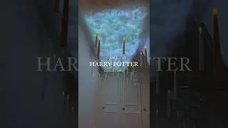 DIY Harry Potter Enchanted Ceiling 🪄 #harrypotter #halloween #halloweendecor