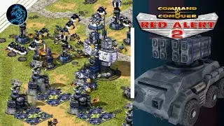 Red Alert 2 | Heavy Bunker Gameplay | (7 vs 1)