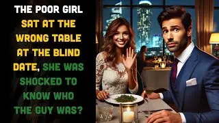 The poor girl sat at the wrong table at the blind date, she was shocked to know who the guy was?