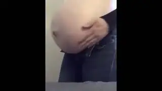 Honey, you made my belly grow so much .Vore