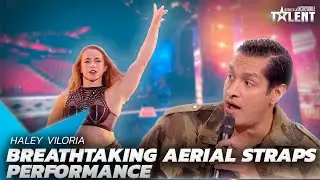 Haley Viloria wows with a sensual and impressive aerial straps performance | FGT 2024
