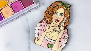 Имбирные пряники: Мастер-класс : Девушка ПОП-АРТ /How to decorate Cookies Pop Art Girl