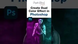 Create Dual Color Effect in Photoshop l #shorts