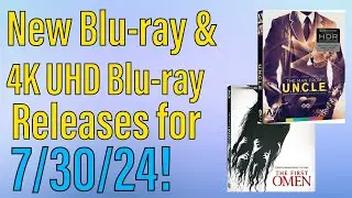 New Blu-ray & 4K UHD Blu-ray Releases for July 30th, 2024!