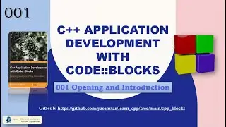 C++ with Code::Blocks 001 - Opening and Introduction