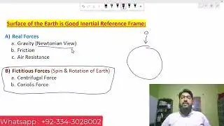 09. Surface of Earth (Inertial & Isolated)| Newtons 1st Law of Motion |9th-BSc & O/A Level