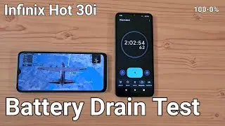 Infinix Hot 30i Battery Drain Test