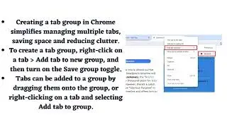 How to Create and Save Tab Groups in Chrome