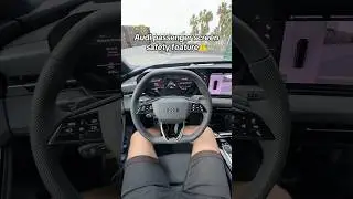Audi screen safety feature⚠️😳 feature 