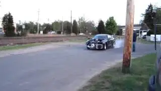 1700HP MUSTANG ROLLING BURNOUT ON THE STREET