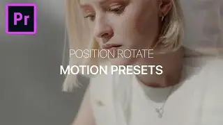 FREE Position Rotate Motion Preset Template for Adobe Premiere Pro + Tutorial