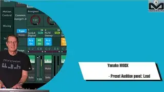 Yamaha MODX - Preset Audition panel: Lead :