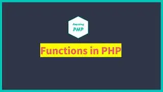 Functions in PHP