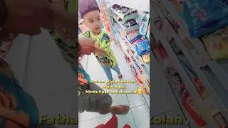 FATHAN PULANG NGAJI BELANJA KE INDOMARET