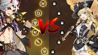 C0 R1 Navia VS C6 R5 Itto DPS Showdown