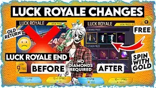 FREE FIRE LUCK ROYALE CHANGES | LUCK ROYALE & GOLD ROYALE REVAMPED AFTER OB50 | NEXT GOLD ROYALE