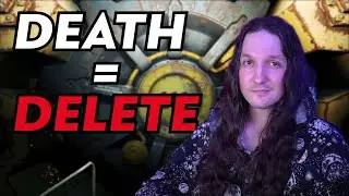 DELETING MY SAVE FILE if I die in Fallout 4 live stream