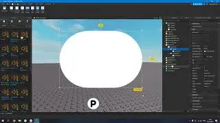 Как Сделать Кнопку и Меню Круглым? | Roblox Studio