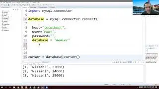 Python select data from MySQL database using Eclipse