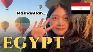 🇪🇬Korean girl FIRST TIME EGYPT solo travel! فتاة كورية في مصر 여자 혼자 처음 이집트 여행하기, 룩소르 벌룬투어