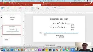 PEMDAS and Quadratic Equation
