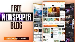 How to Make a Newspaper / Magazine Blog Website for FREE ~ WordPress Blog & Google AdSense 2025
